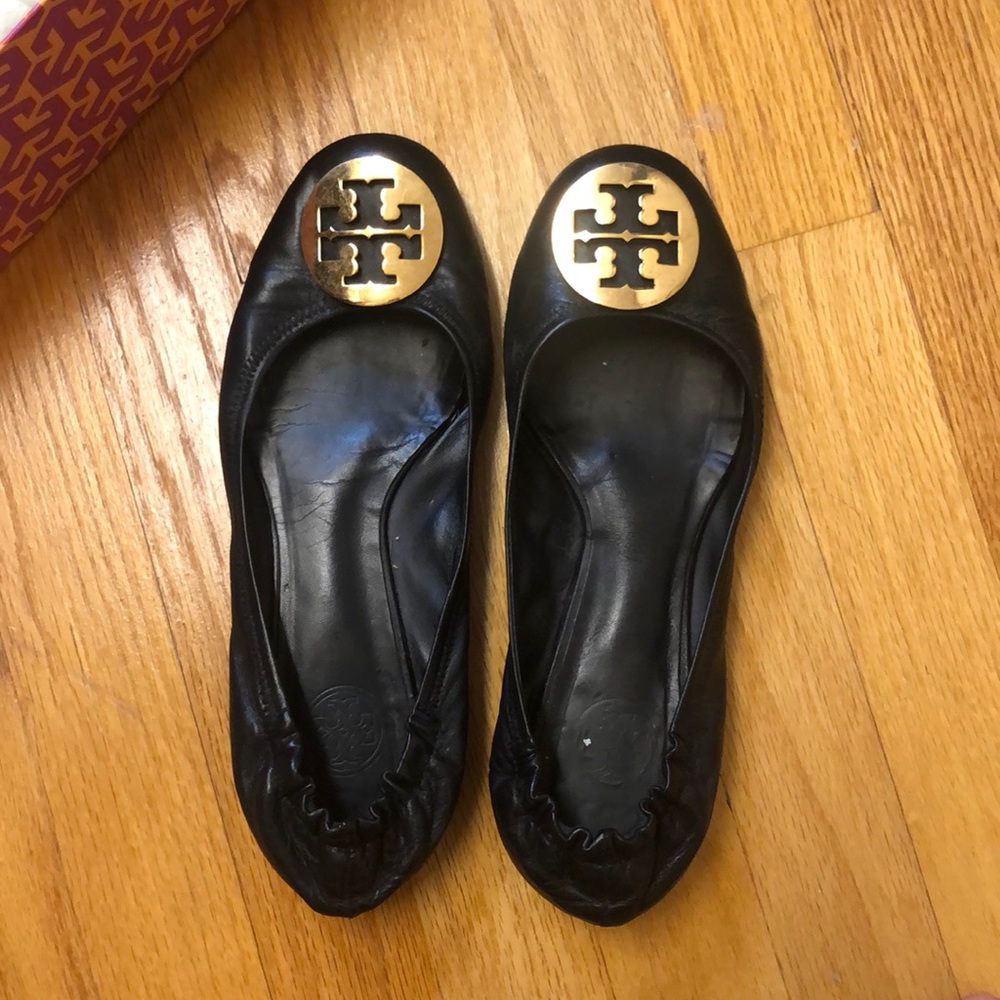 Tory Burch black flats 8.5